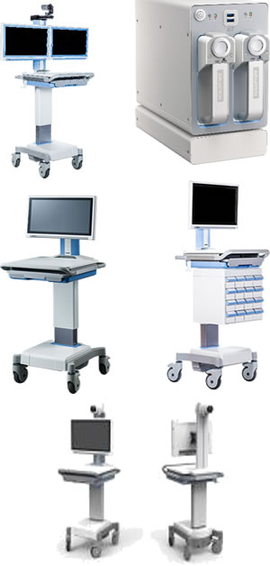 Интеллектуальные медицинские тележки Advantech