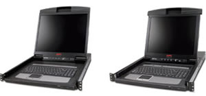 Стоечные ЖК-консоли APC NetShelter