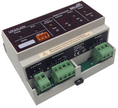 Шлюз UK24LON для систем управления BELIMO LON