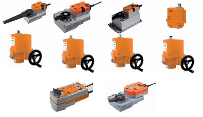 Электроприводы дисковых поворотных затворов BELIMO