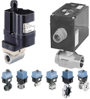 Шаровые краны Burkert с электроприводом