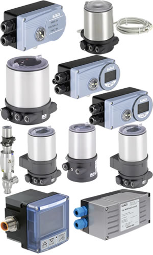 Позиционирующие устройства Burkert для автоматизации пневмоприводов