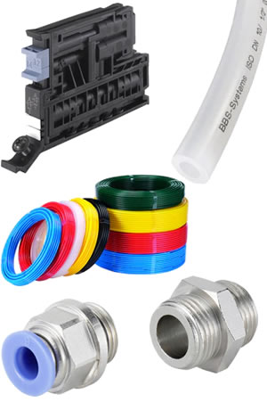 Различные комплектующие, материалы и фитинги