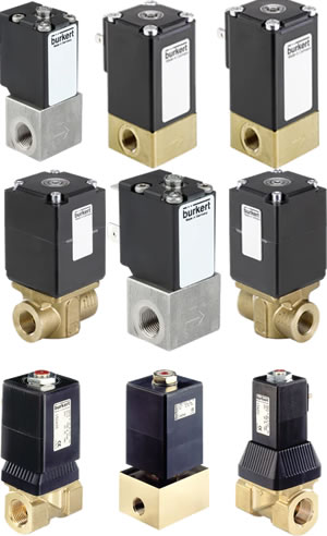 Электромагнитные пропорциональные клапаны Burkert