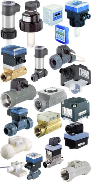 Крыльчатые расходомеры  Burkert