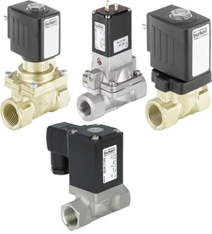 Электромагнитные клапаны Burkert для воды