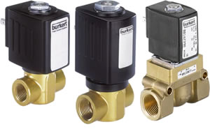 Электромагнитные клапаны Burkert высокого давления