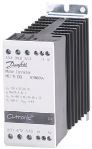 Электронные контакторы Danfoss CI-tronic для электродвигателей, серия MCI DOL