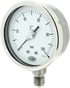 Манометр Georgin из нержавеющей стали, серия M5000