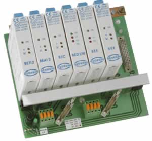 Задняя плата для вставного модульного монтажа, серия P