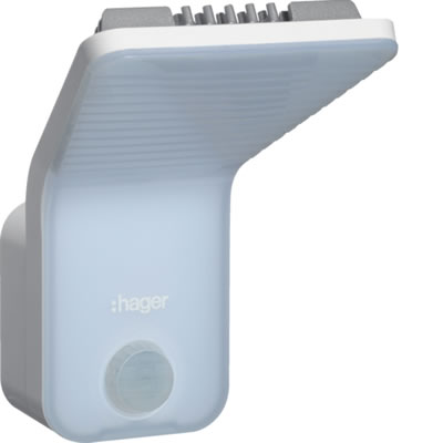 Светодиодные прожекторы Hager с датчиком движения