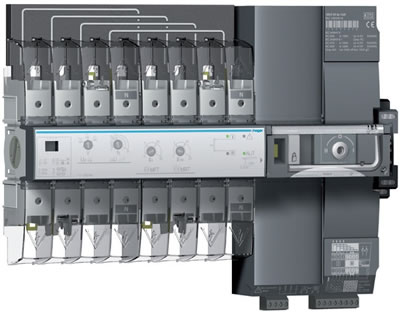 Модульные моноблочные АВР Hager от 63 А до 160 А