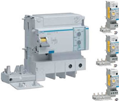 Стыкуемые блоки УЗО Hager от 30 мА до 1000 мА