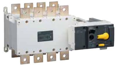 Моторизованные рубильники-переключатели Hager, от 125 А до 1600 А