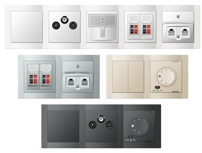 Электроустановочные изделия Hager Fiorena