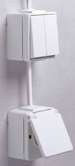 Электроустановочные изделия Hager Hermetica IP44/IP55