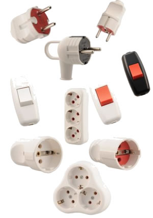 Штыревые и гнездовые разъёмы  Lezard (вилки и розетки) и др. принадлежности