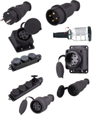 Каучуковые разъёмы Lezard