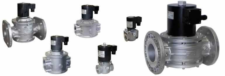 Автоматические электромагнитные нормально закрытые газовые клапаны MADAS