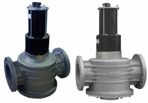 Электромагнитные нормально открытые клапаны EV .... 1 - 3 - 6 (F - R) - DN 200