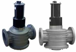 Электромагнитные нормально открытые клапаны EVP../NC (F - R) DN 200-250-300