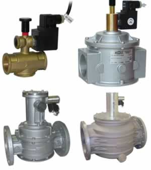 Нормально открытые электромагнитные клапаны MADAS 
M16/RMO EEX и M16/RM EEX с ручным взводом