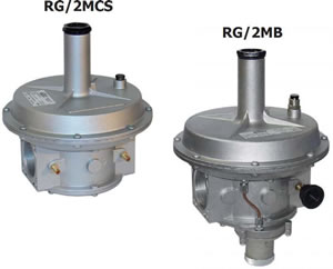 Регуляторы давления MADAS RG/2MCS - RG/2MBZ с безопасным отключением