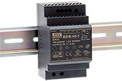 Блоки питания MEAN WELL AC/DC на DIN-рейку, серия HDR