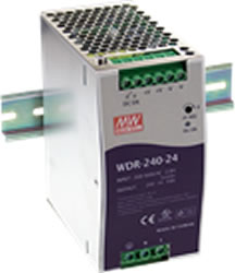 Блоки питания MEAN WELL AC/DC на DIN-рейку, серия WDR
