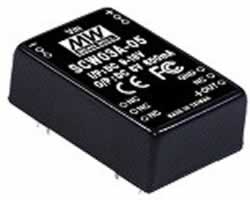 Модульные преобразователи MEAN WELL DC/DC, серия DIP - 1.25" x 0.8" Footprint