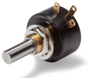 Потенциометры MEGATRON из токопроводящего пластика, серия MP20/21