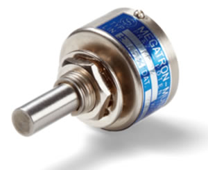 Потенциометры MEGATRON из токопроводящего пластика, серия MP22/22