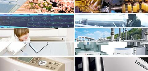 Продукция Mitsubishi Electric - системы кондиционирования, средства промышленной автоматизации, системы визуальной информации, полупроводниковые приборы, фотосистемы, электроэнергетическое и медицинское и электроэрозионное оборудование, очистители и осушители воздуха, холодильники и сушилки для рук