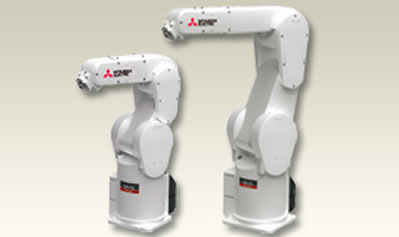 Вертикальные роботы с шарнирной рукой производства Mitsubishi Electric