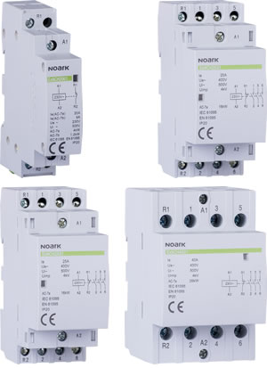 Модульные реле и контакторы NOARK Electric