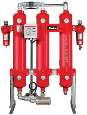 Высокопроизводительные адсорбционные осушители сжатого воздуха Parker Zander серии KA-MT 10-95 с угольной колонной