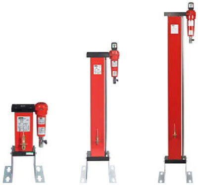 Адсорбер Parker Zander AKM 1-8 с активированным углём для эффективной очистки сжатого воздуха