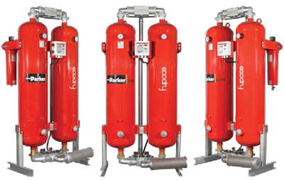 Высокопроизводительные адсорбционные осушители сжатого воздуха Parker Zander серии ecodry K-MT 10-95