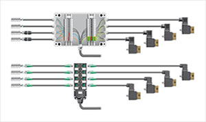 Жесткая и гибкая разводка кабеля PHOENIX CONTACT
