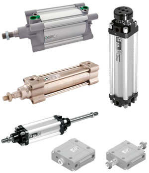 Пневмоцилиндры Pneumax силовые серии 1300