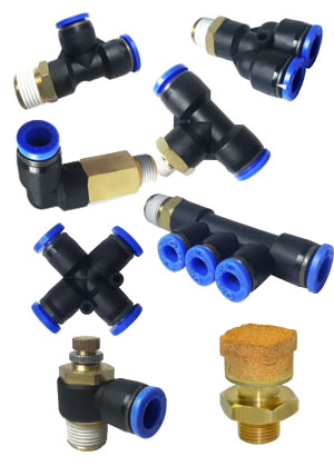 Цанговые фитинги Pneumax