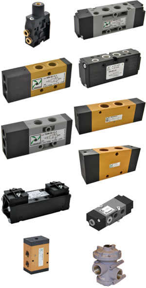 Пневмораспределители Pneumax с пневматическим управлением