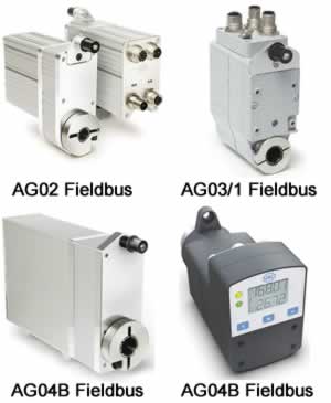 Исполнительные механизмы SIKO AG02 Fieldbus, AG03/1 Fieldbus, AG04B Fieldbus и Actuator AG05 Fieldbus