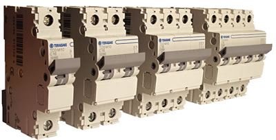 Модульные автоматические выключатели Terasaki DIN