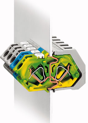 Клеммы WAGO для проходного монтажа