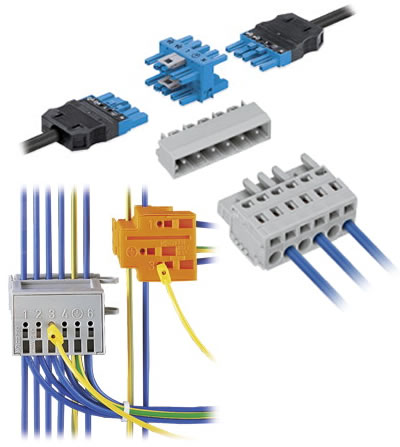 Съёмные штыревые разъёмы WAGO