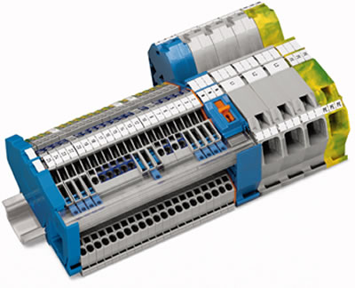 Клеммы WAGO TOPJOB реечного монтажа