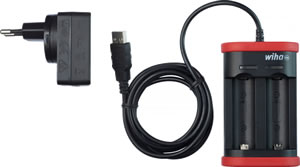 Зарядное устройство Wiha для аккумулятора типа 18500 Li-Ion