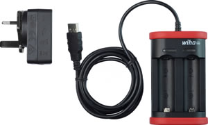 Зарядное устройство Wiha для аккумулятора типа 18500 Li-Ion