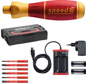 Набор 1 с электроотвёрткой Wiha speedE
